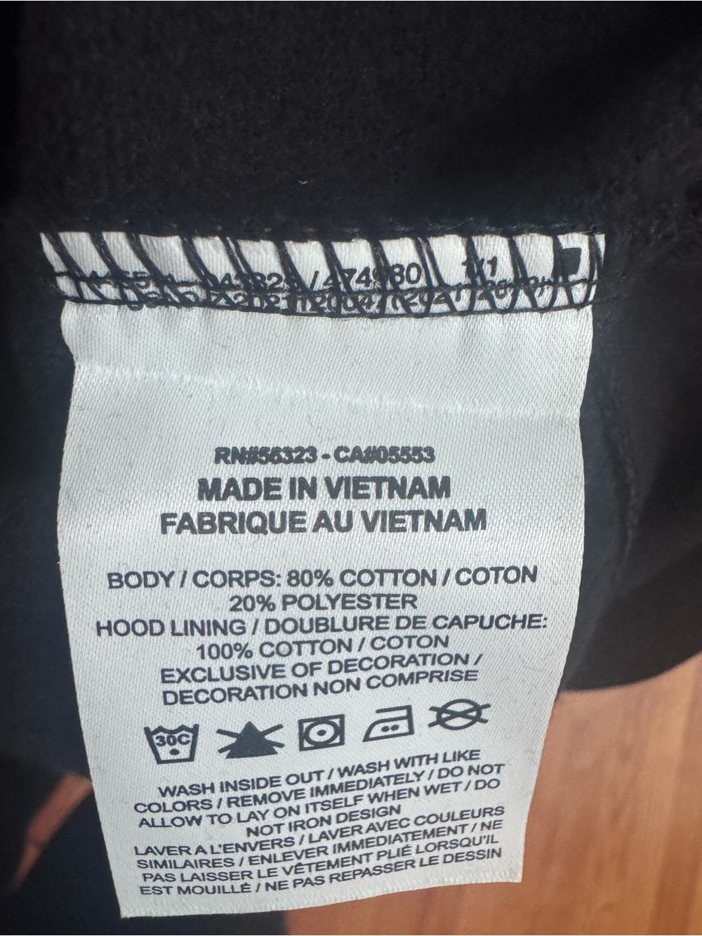Nike Women's Black Logo Hoodie Sweatshirt size Large NWT - Picture 6 of 6